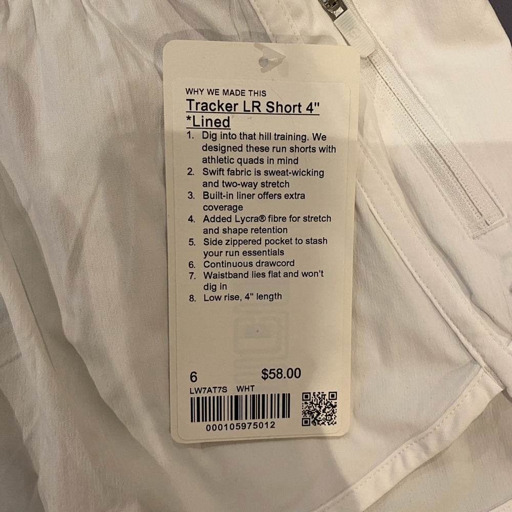 Lululemon Tracker LR Short 4” *Lined